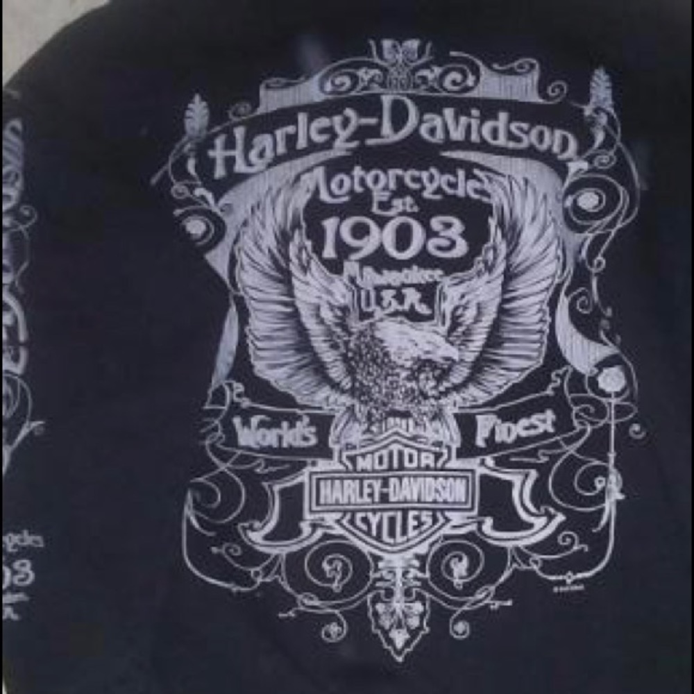Harley Davidson Medium Men’s Hoodie. Las Vegas.  Will fit XL woman